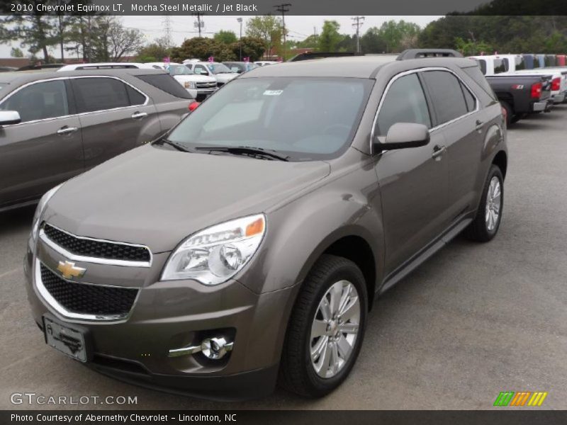 Mocha Steel Metallic / Jet Black 2010 Chevrolet Equinox LT