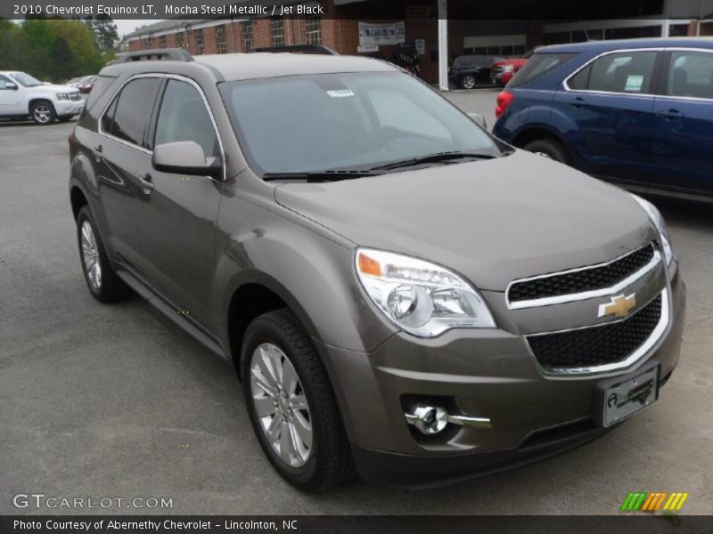 Mocha Steel Metallic / Jet Black 2010 Chevrolet Equinox LT