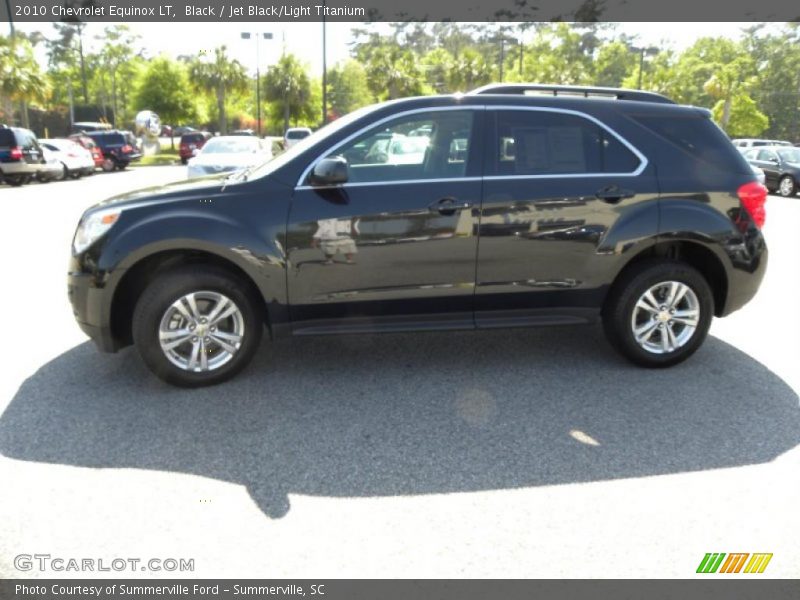 Black / Jet Black/Light Titanium 2010 Chevrolet Equinox LT