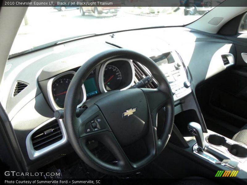 Black / Jet Black/Light Titanium 2010 Chevrolet Equinox LT