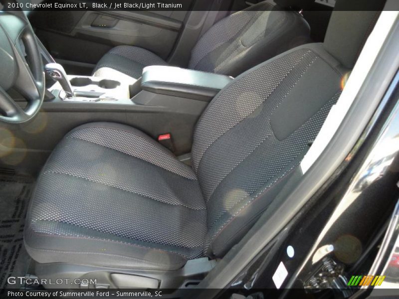 Black / Jet Black/Light Titanium 2010 Chevrolet Equinox LT