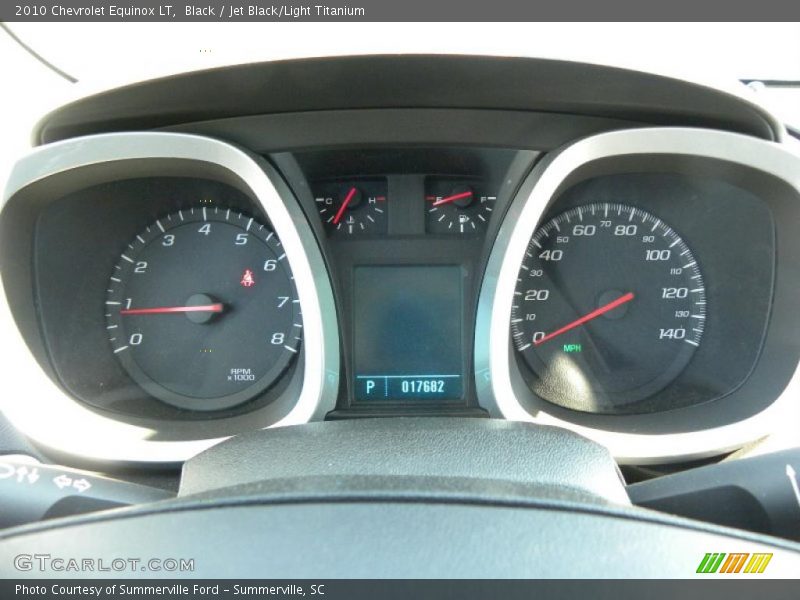 Black / Jet Black/Light Titanium 2010 Chevrolet Equinox LT