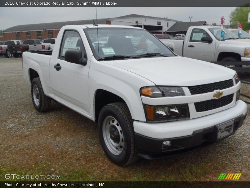 Summit White / Ebony 2010 Chevrolet Colorado Regular Cab