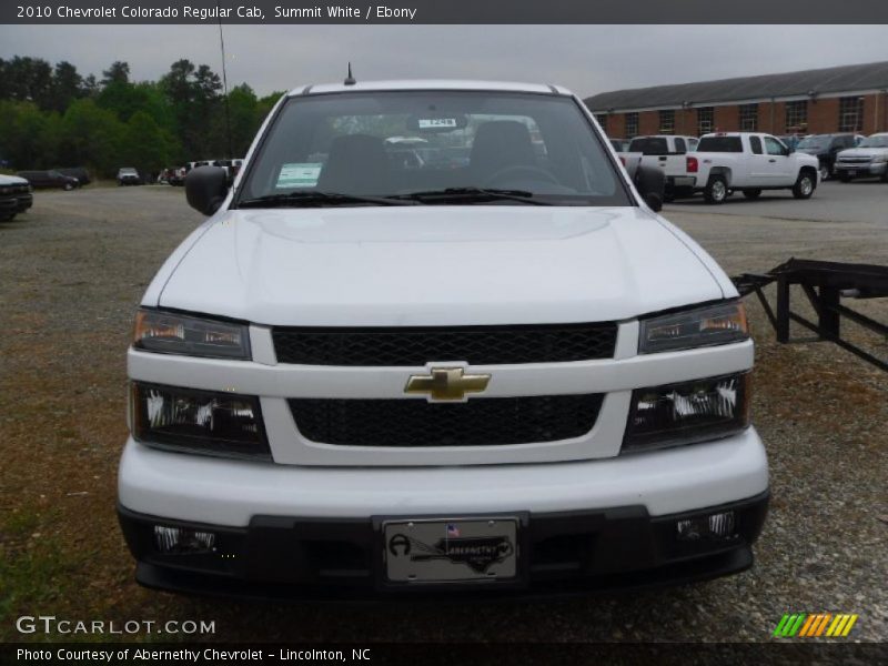 Summit White / Ebony 2010 Chevrolet Colorado Regular Cab