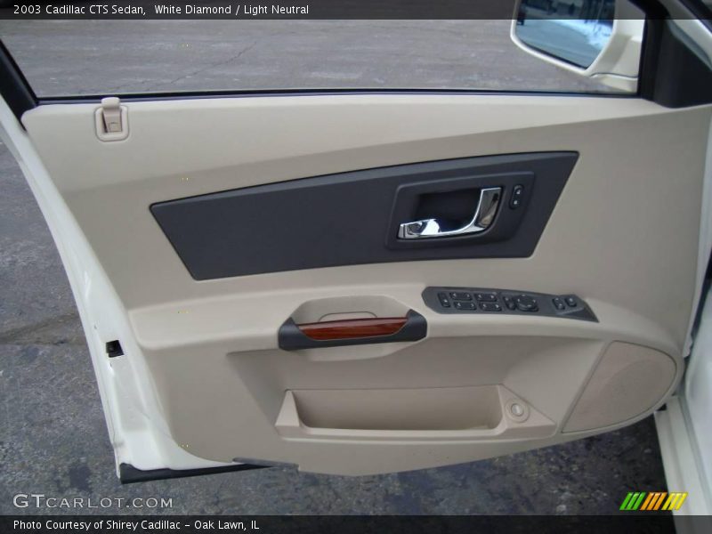 White Diamond / Light Neutral 2003 Cadillac CTS Sedan