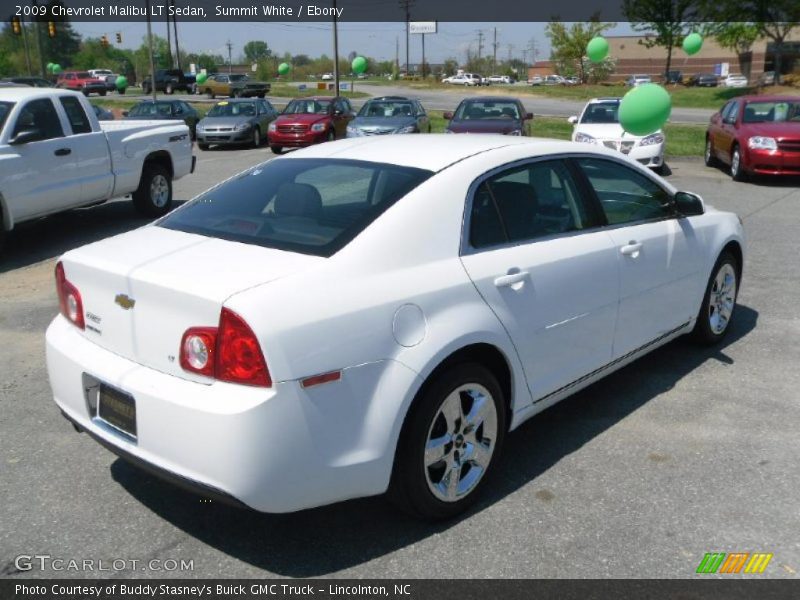 Summit White / Ebony 2009 Chevrolet Malibu LT Sedan