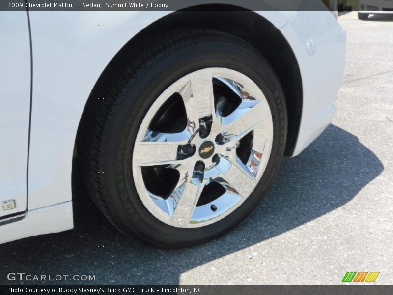 Summit White / Ebony 2009 Chevrolet Malibu LT Sedan