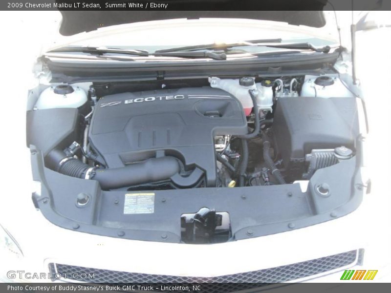 Summit White / Ebony 2009 Chevrolet Malibu LT Sedan