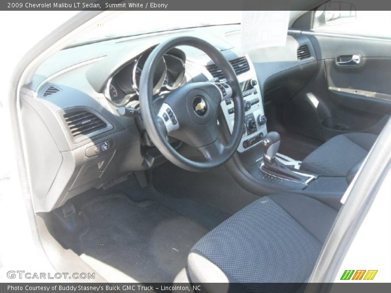 Summit White / Ebony 2009 Chevrolet Malibu LT Sedan