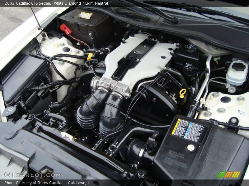 White Diamond / Light Neutral 2003 Cadillac CTS Sedan