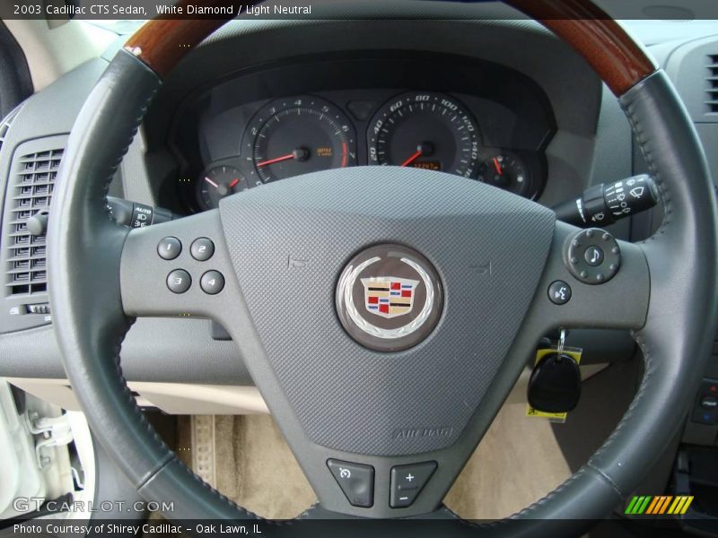 White Diamond / Light Neutral 2003 Cadillac CTS Sedan