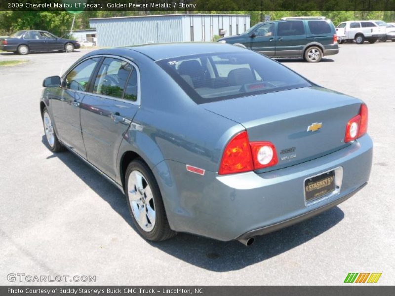 Golden Pewter Metallic / Ebony 2009 Chevrolet Malibu LT Sedan