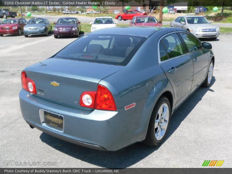 Golden Pewter Metallic / Ebony 2009 Chevrolet Malibu LT Sedan