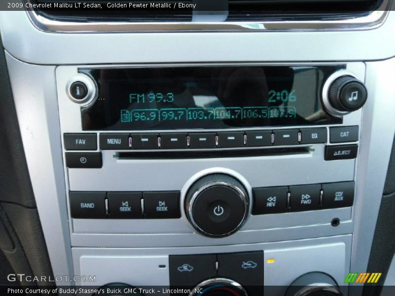 Golden Pewter Metallic / Ebony 2009 Chevrolet Malibu LT Sedan