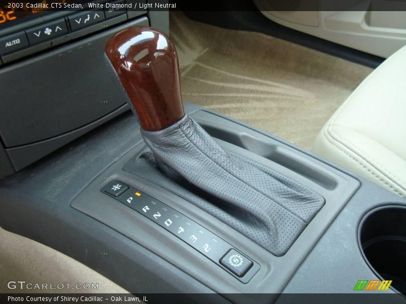 White Diamond / Light Neutral 2003 Cadillac CTS Sedan