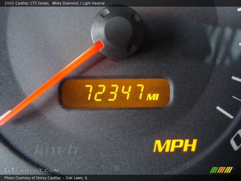 White Diamond / Light Neutral 2003 Cadillac CTS Sedan