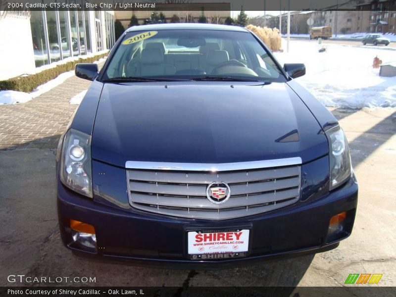 Blue Chip / Light Neutral 2004 Cadillac CTS Sedan