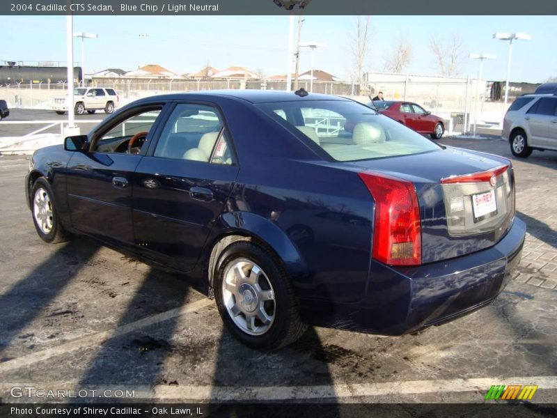 Blue Chip / Light Neutral 2004 Cadillac CTS Sedan