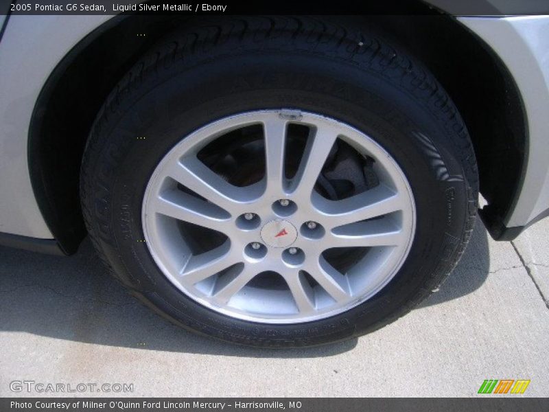 Liquid Silver Metallic / Ebony 2005 Pontiac G6 Sedan
