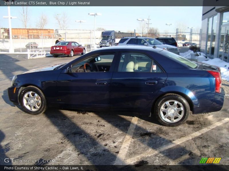 Blue Chip / Light Neutral 2004 Cadillac CTS Sedan