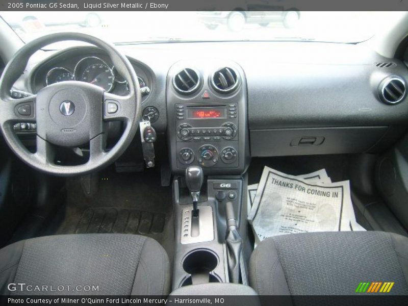 Liquid Silver Metallic / Ebony 2005 Pontiac G6 Sedan