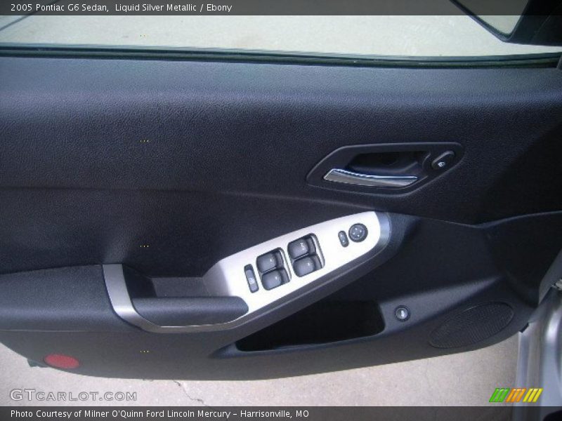 Liquid Silver Metallic / Ebony 2005 Pontiac G6 Sedan