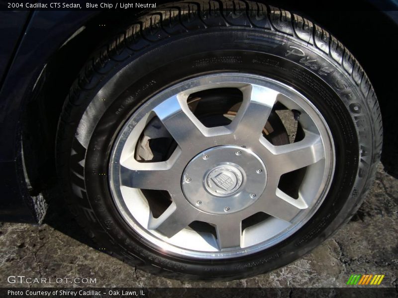 Blue Chip / Light Neutral 2004 Cadillac CTS Sedan