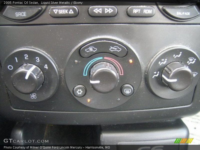 Liquid Silver Metallic / Ebony 2005 Pontiac G6 Sedan