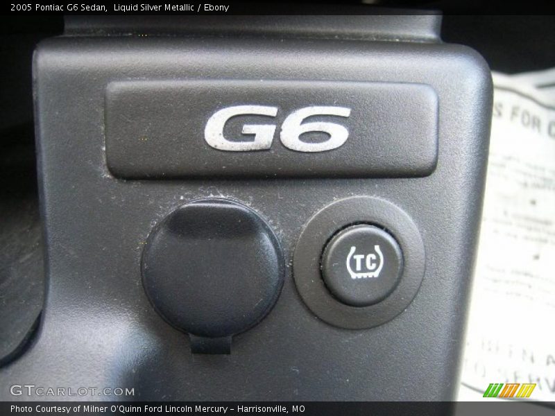 Liquid Silver Metallic / Ebony 2005 Pontiac G6 Sedan