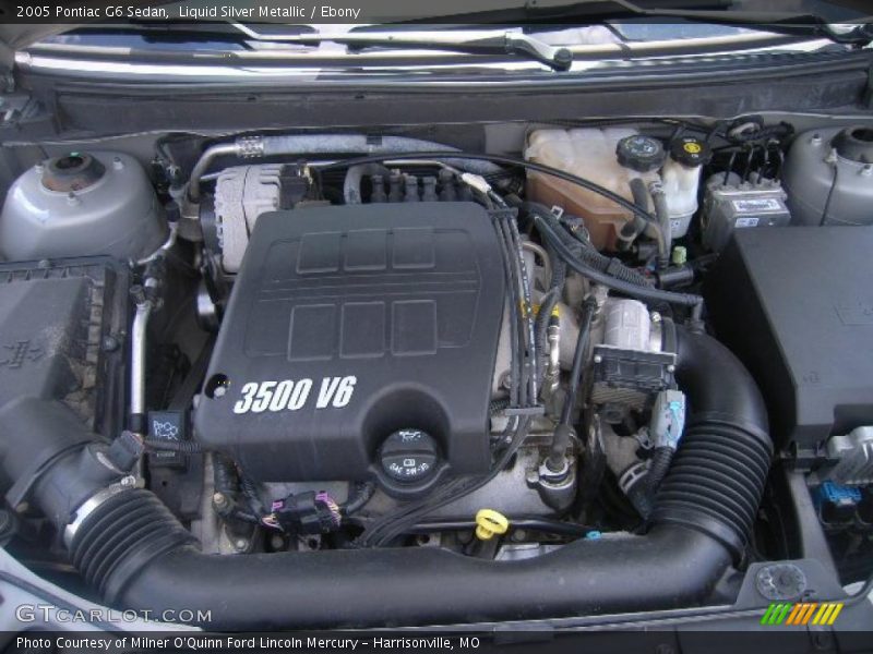 Liquid Silver Metallic / Ebony 2005 Pontiac G6 Sedan