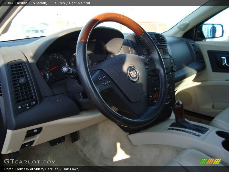 Blue Chip / Light Neutral 2004 Cadillac CTS Sedan