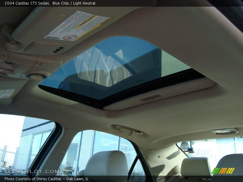 Blue Chip / Light Neutral 2004 Cadillac CTS Sedan
