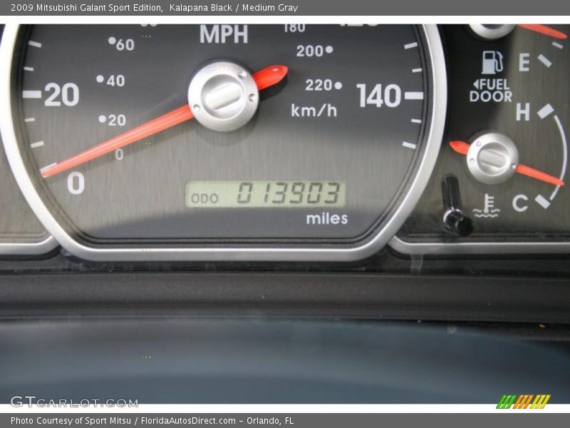 Kalapana Black / Medium Gray 2009 Mitsubishi Galant Sport Edition
