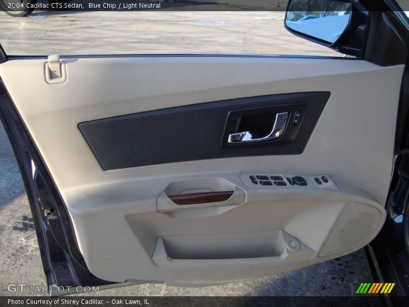 Blue Chip / Light Neutral 2004 Cadillac CTS Sedan