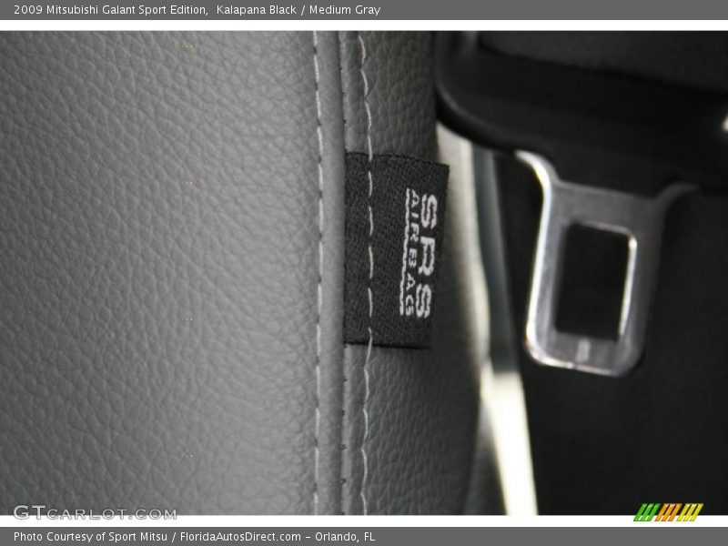 Kalapana Black / Medium Gray 2009 Mitsubishi Galant Sport Edition