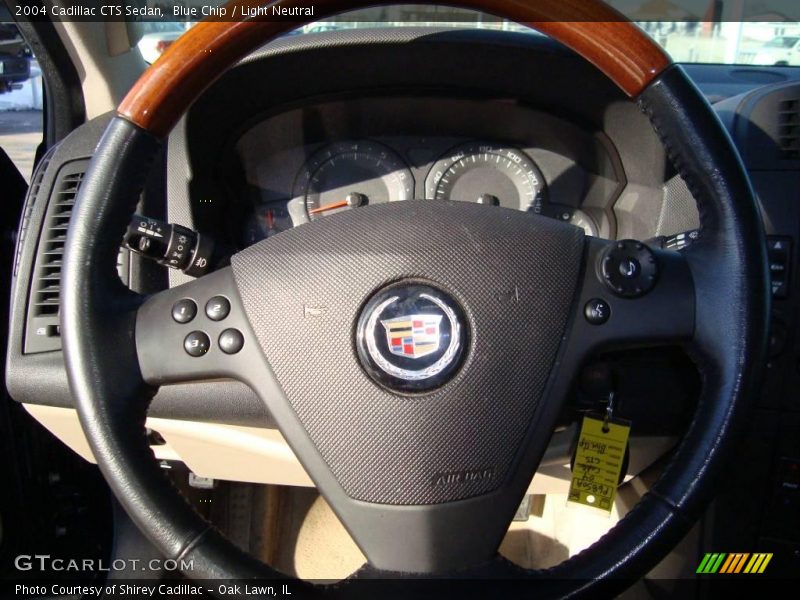 Blue Chip / Light Neutral 2004 Cadillac CTS Sedan