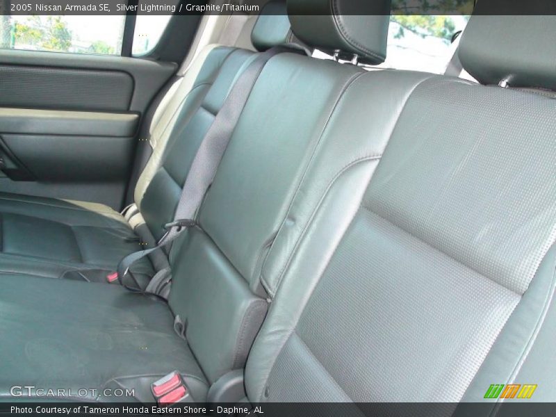 Silver Lightning / Graphite/Titanium 2005 Nissan Armada SE