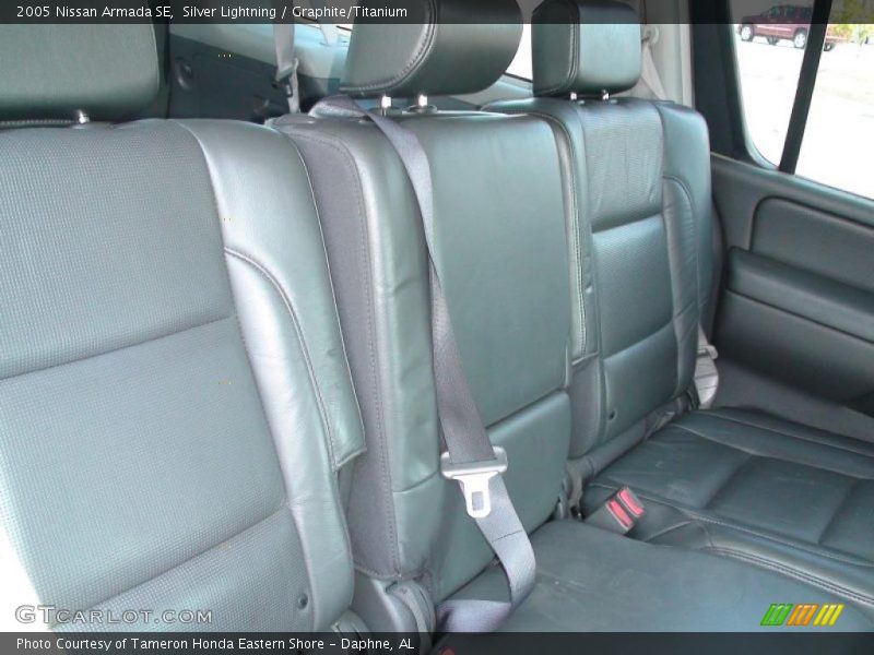 Silver Lightning / Graphite/Titanium 2005 Nissan Armada SE