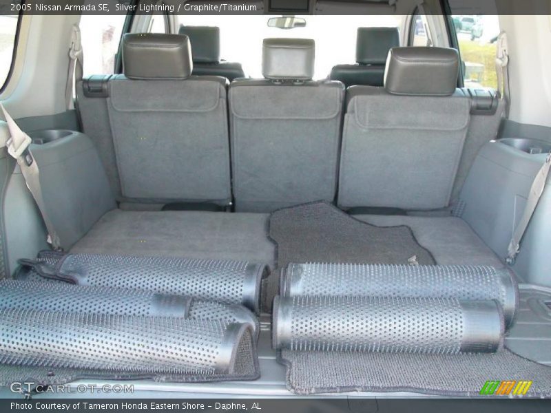 Silver Lightning / Graphite/Titanium 2005 Nissan Armada SE