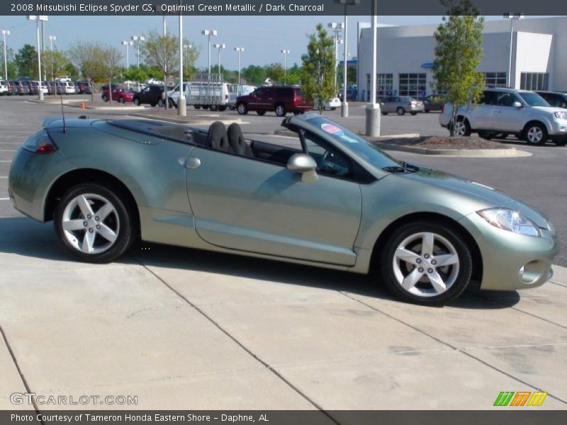 Optimist Green Metallic / Dark Charcoal 2008 Mitsubishi Eclipse Spyder GS