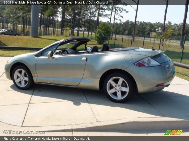 Optimist Green Metallic / Dark Charcoal 2008 Mitsubishi Eclipse Spyder GS