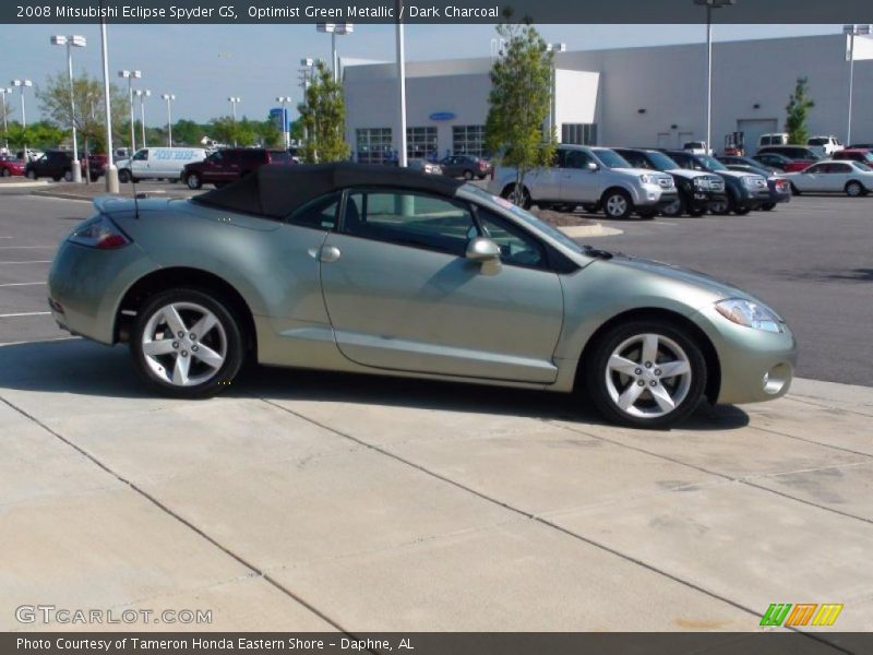 Optimist Green Metallic / Dark Charcoal 2008 Mitsubishi Eclipse Spyder GS