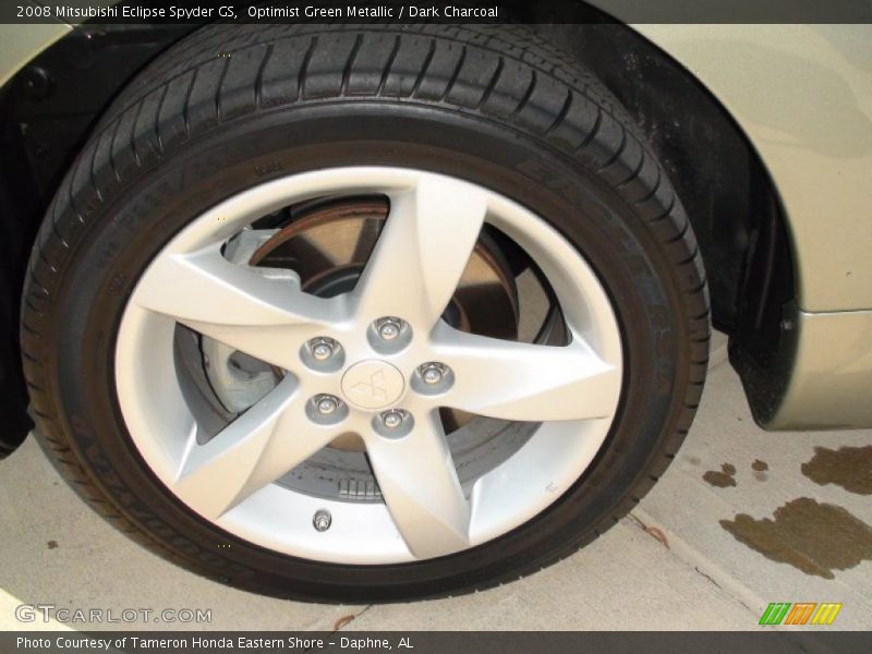 Optimist Green Metallic / Dark Charcoal 2008 Mitsubishi Eclipse Spyder GS