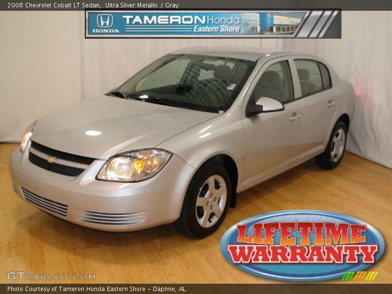 Ultra Silver Metallic / Gray 2008 Chevrolet Cobalt LT Sedan