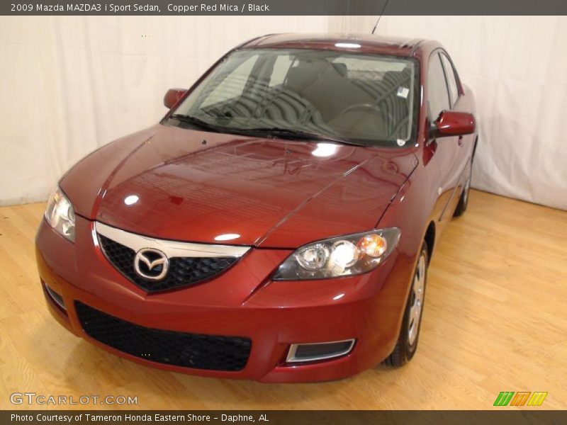 Copper Red Mica / Black 2009 Mazda MAZDA3 i Sport Sedan