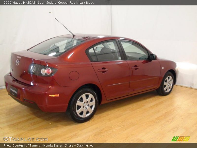 Copper Red Mica / Black 2009 Mazda MAZDA3 i Sport Sedan