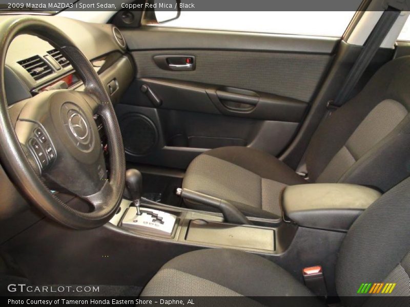 Copper Red Mica / Black 2009 Mazda MAZDA3 i Sport Sedan