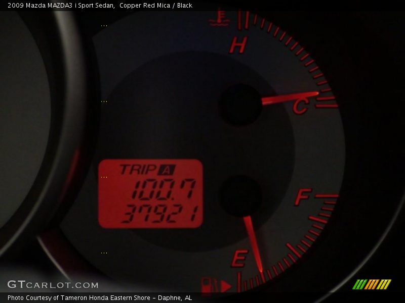 Copper Red Mica / Black 2009 Mazda MAZDA3 i Sport Sedan