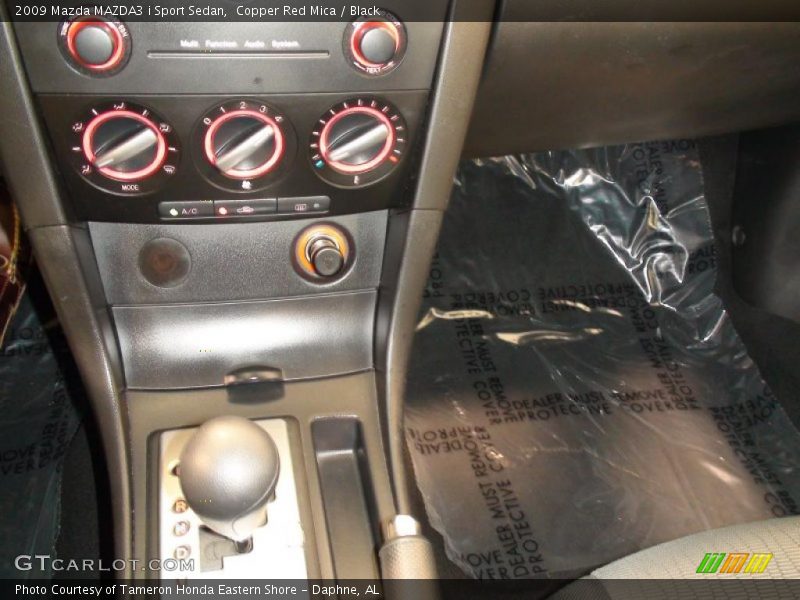 Copper Red Mica / Black 2009 Mazda MAZDA3 i Sport Sedan