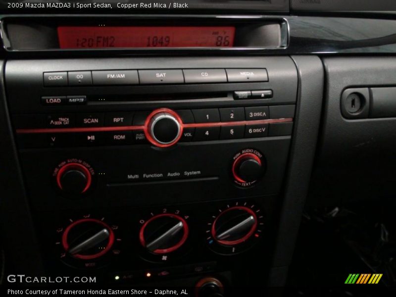 Copper Red Mica / Black 2009 Mazda MAZDA3 i Sport Sedan